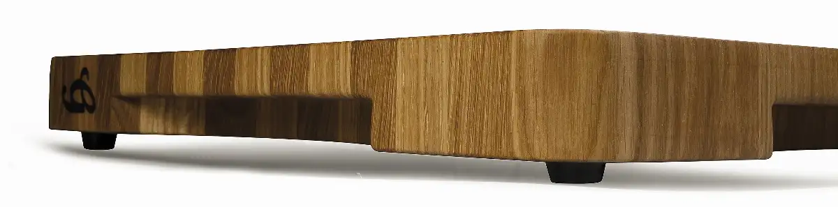 Planche à découper en chêne 40 x 40 x 6 cm (épaisseur bois 4.5 cm)