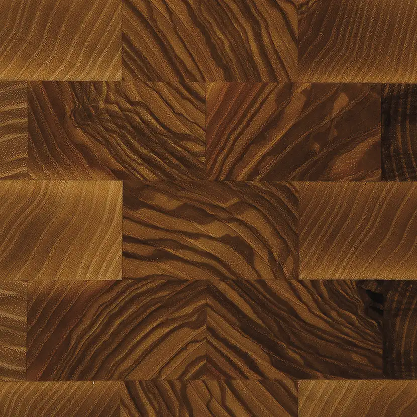 Billot rond en Frêne-Olivier diamètre 38.5 x 6 cm (épaisseur bois 5 cm)