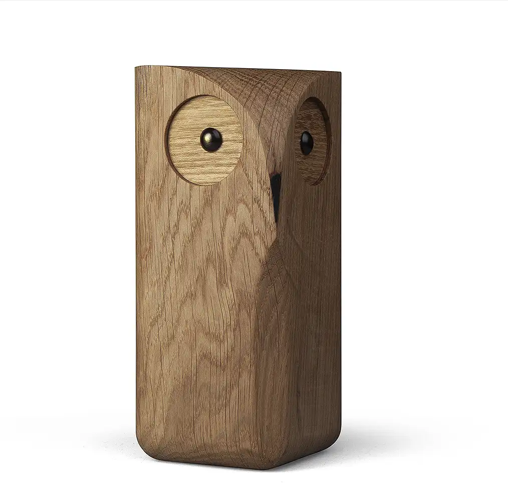 Chouette Déco 6.8 x 6.8 x 16 cm