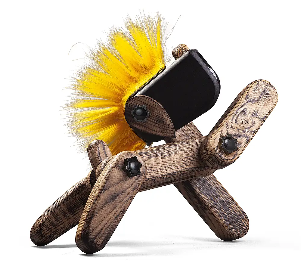 Dogui Punk Jaune - Finition Chêne bringé