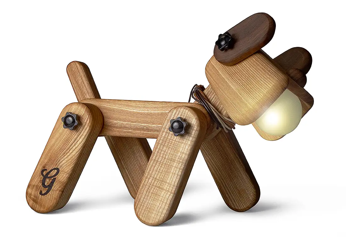 Dogui truffe beige avec collier