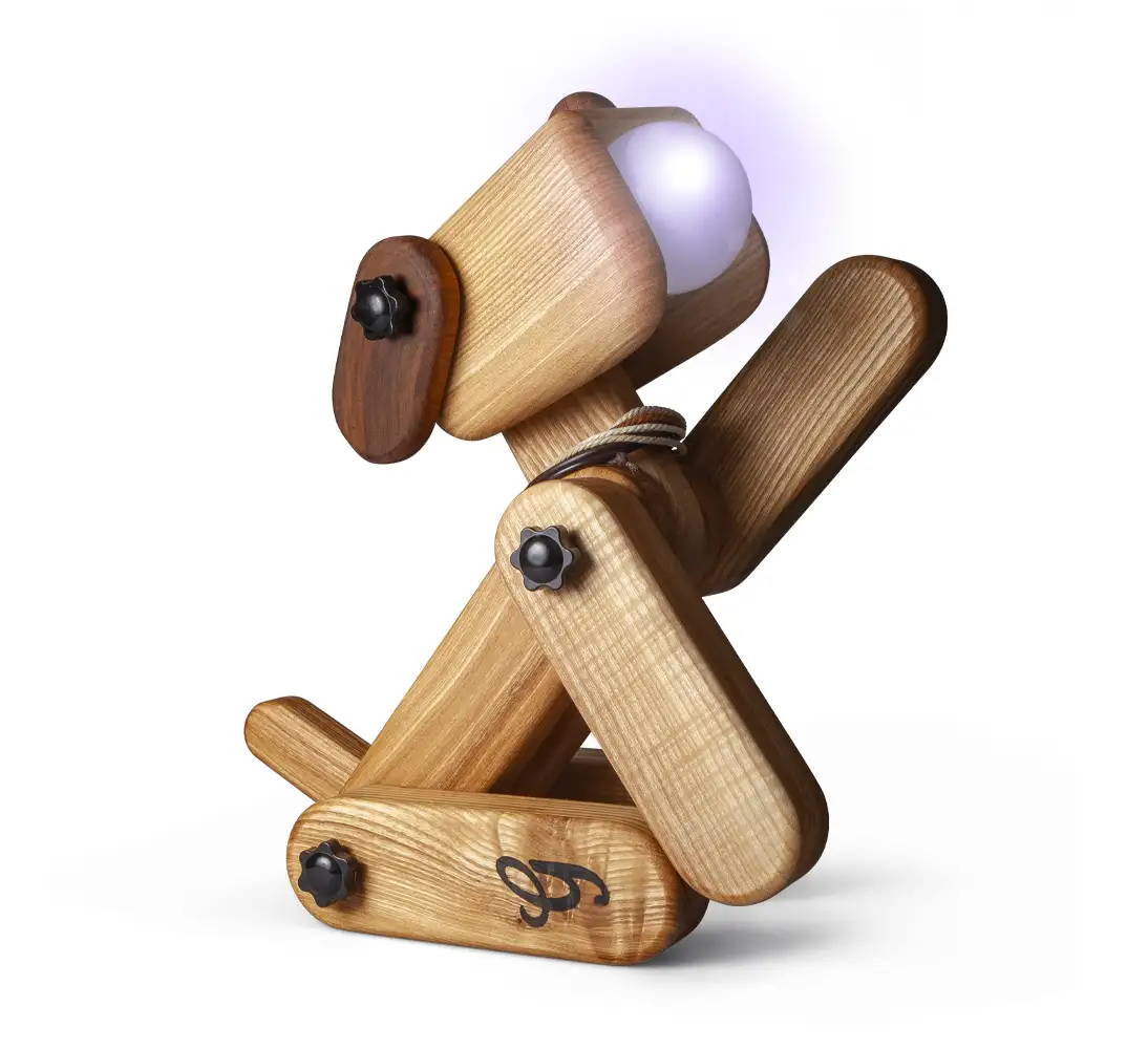 Dogui truffe beige avec collier