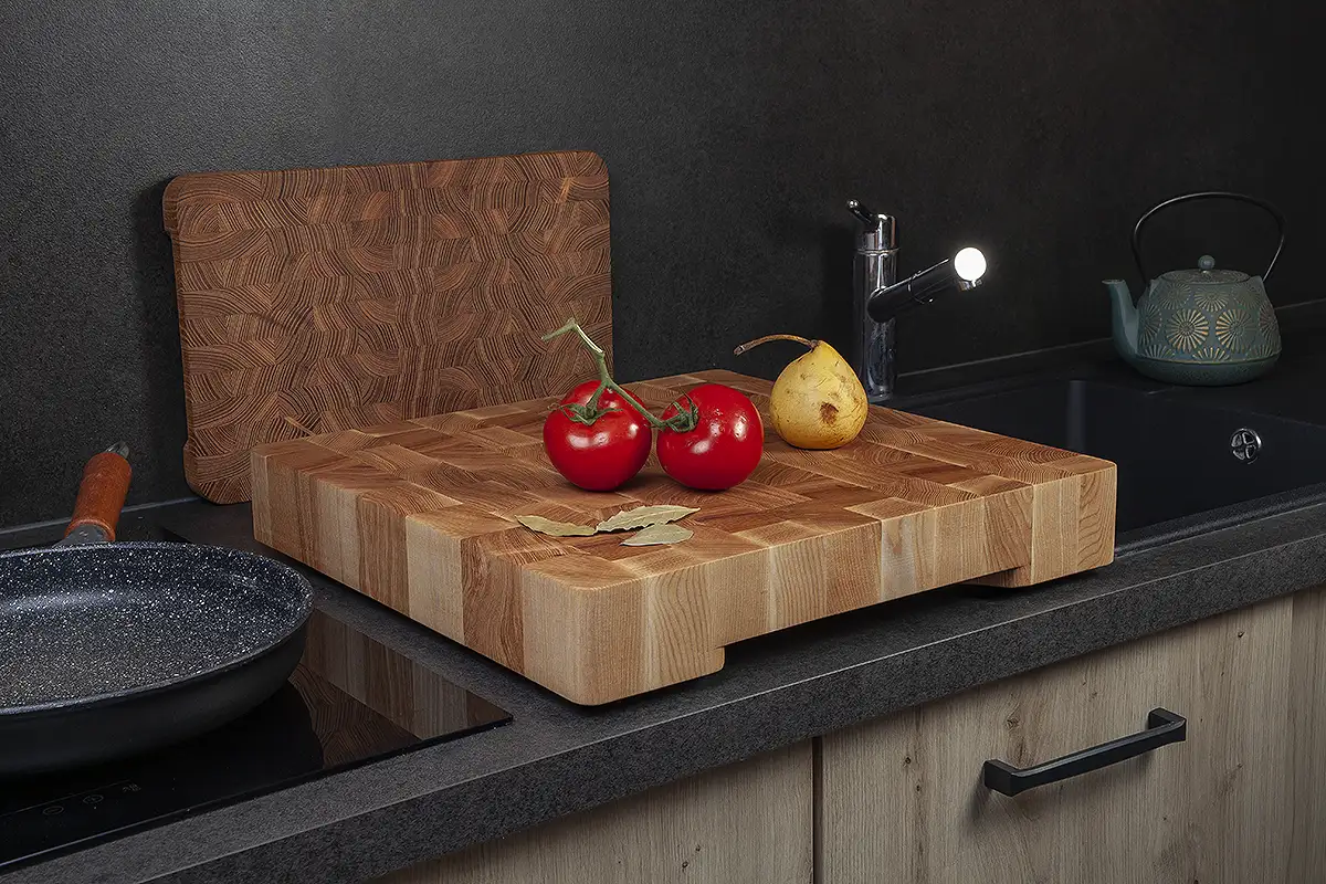 Planche à découper en Acacia 40 x 25 x 4.5 cm (épaisseur bois 3 cm)