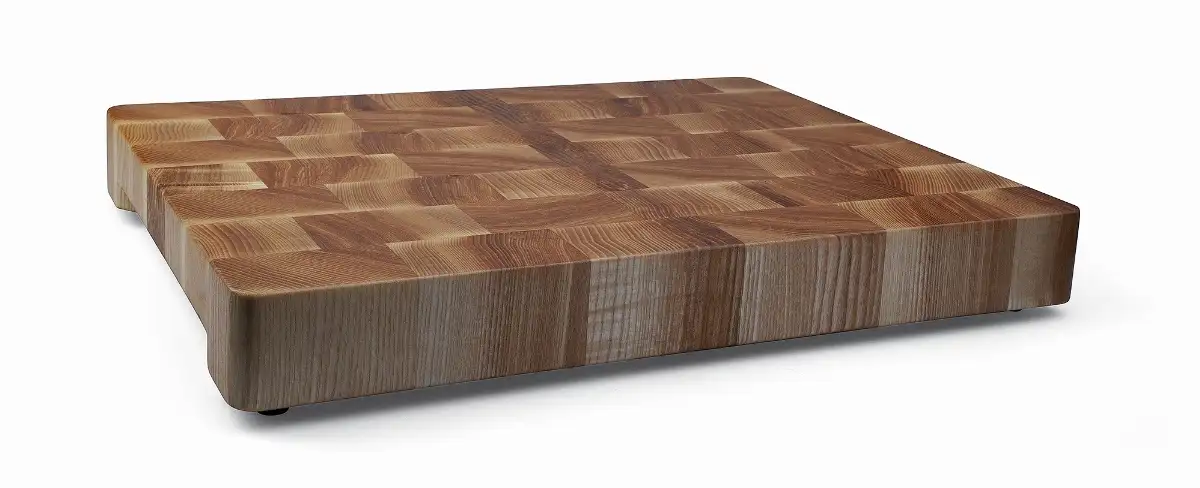 Planche à découper en Frêne gris 40 x 30 x 5.5 cm (épaisseur bois 4.5 cm)